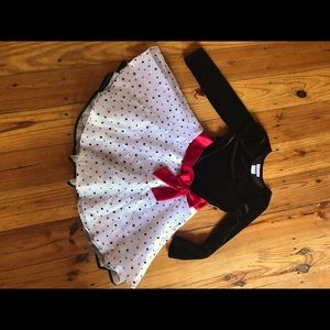 EUC girl’s velvet and tulle party dress